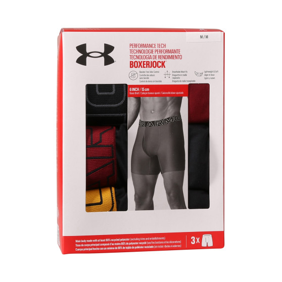 3PACK ανδρικό σορτς μποξεράκι Under Armour πολύχρωμο (1383878 625)