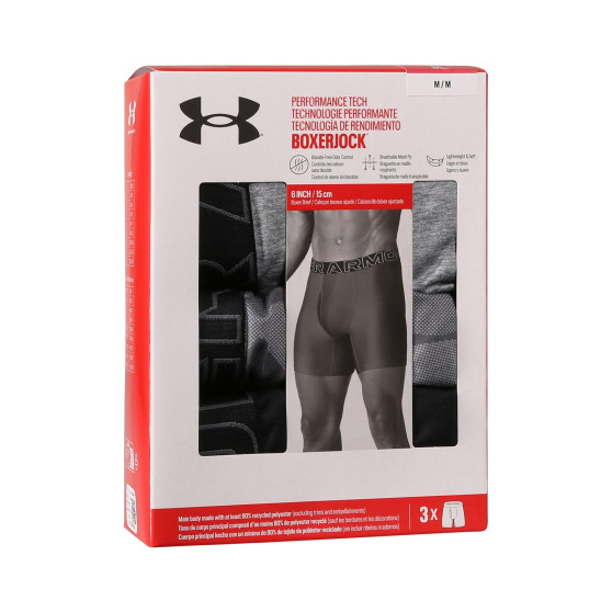 3PACK ανδρικό σορτς μποξεράκι Under Armour πολύχρωμο (1383879 035)