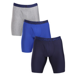 3PACK ανδρικό σορτς μποξεράκι Under Armour μαύρο (1383880 001)