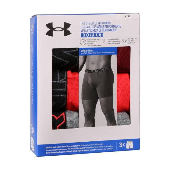 3PACK ανδρικό σορτς μποξεράκι Under Armour πολύχρωμο (1383884 625)