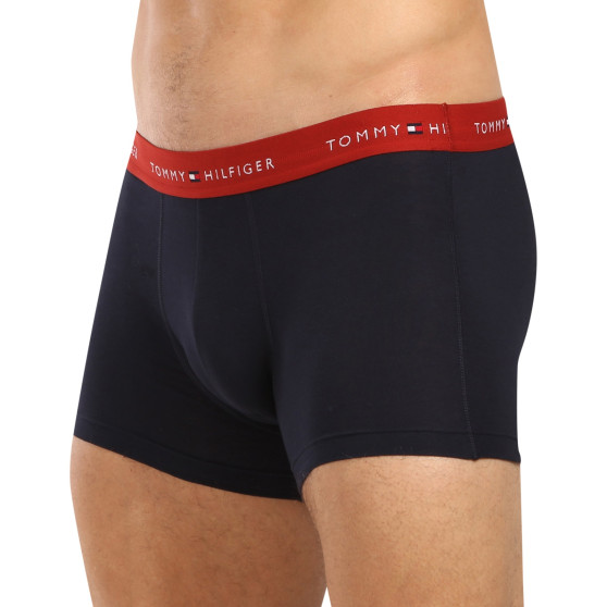 3PACK ανδρικό σορτς μποξεράκι Tommy Hilfiger σκούρο μπλε (UM0UM02763 0WR)