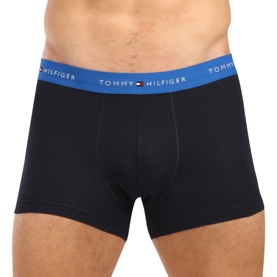 3PACK ανδρικό σορτς μποξεράκι Tommy Hilfiger σκούρο μπλε (UM0UM02763 0WR)