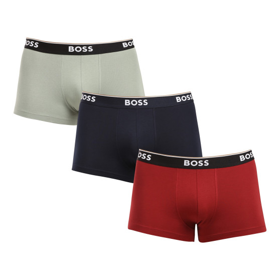 3PACK ανδρικό σορτς μποξεράκι BOSS πολύχρωμο (50517827 967)