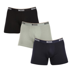 3PACK ανδρικό σορτς μποξεράκι BOSS πολύχρωμο (50514998 982)