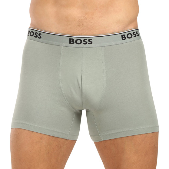 3PACK ανδρικό σορτς μποξεράκι BOSS πολύχρωμο (50514998 982)