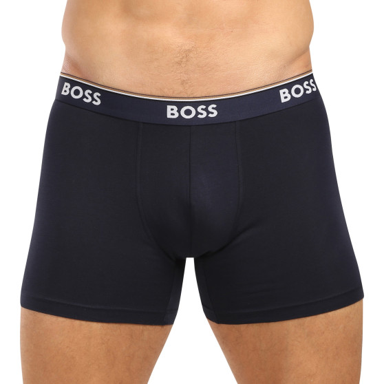 3PACK ανδρικό σορτς μποξεράκι BOSS πολύχρωμο (50514998 982)