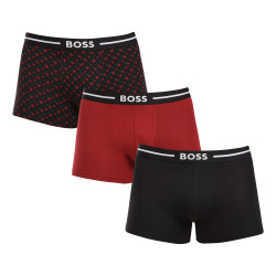 3PACK ανδρικό σορτς μποξεράκι BOSS πολύχρωμο (50514998 982)