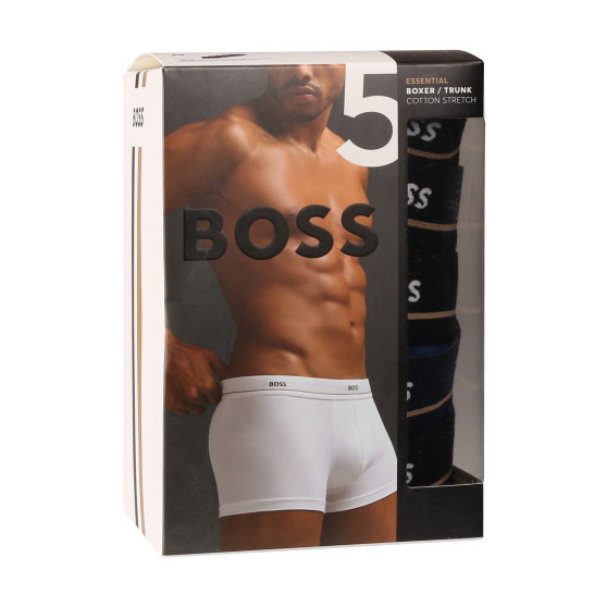 5PACK ανδρικό σορτς μποξεράκι BOSS πολύχρωμο (50514909 984)