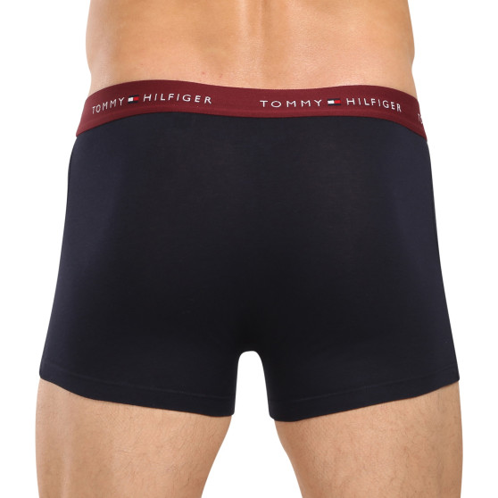 3PACK ανδρικό σορτς μποξεράκι Tommy Hilfiger σκούρο μπλε (UM0UM02763 05K)