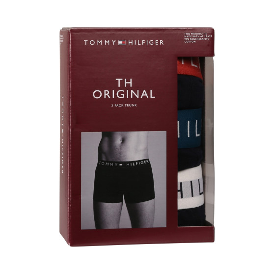 3PACK ανδρικό σορτς μποξεράκι Tommy Hilfiger πολύχρωμο (UM0UM03181 0RX)