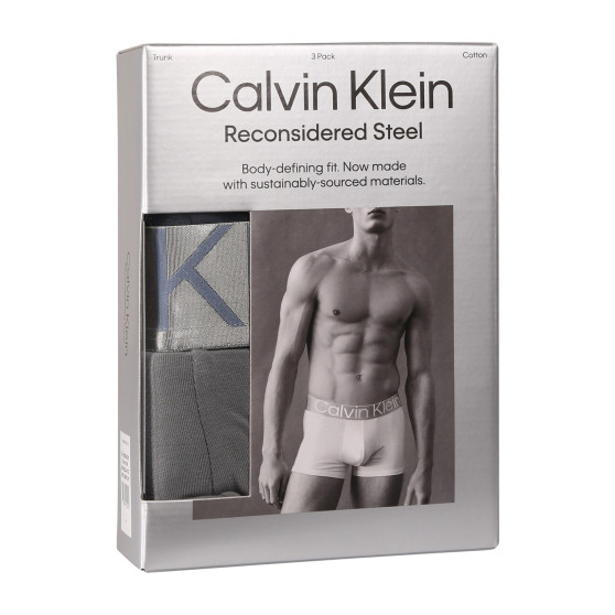 3PACK ανδρικό σορτς μποξεράκι Calvin Klein πολύχρωμο (NB3130A-PZD)