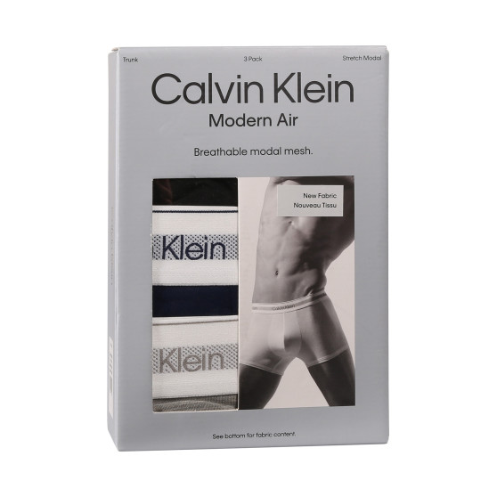 3PACK ανδρικό σορτς μποξεράκι Calvin Klein πολύχρωμο (NB3953A-PS8)