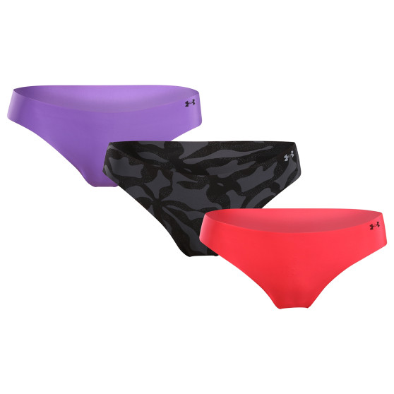 3PACK γυναικείο στρινγκ Under Armour πολύχρωμο (1383894 014)