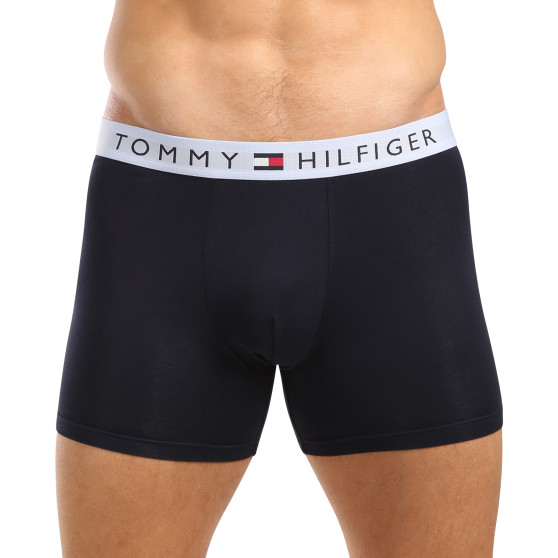 3PACK ανδρικό σορτς μποξεράκι Tommy Hilfiger σκούρο μπλε (UM0UM03431 0R1)