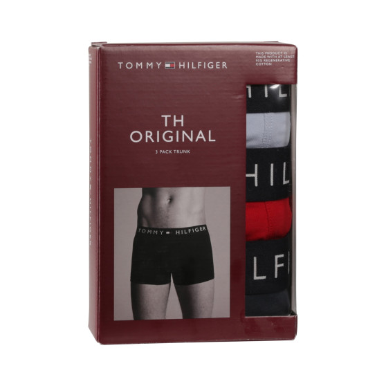 3PACK ανδρικό σορτς μποξεράκι Tommy Hilfiger πολύχρωμο (UM0UM03180 0R1)