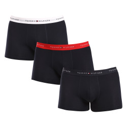 3PACK ανδρικό σορτς μποξεράκι Tommy Hilfiger σκούρο μπλε (UM0UM02763 0W3)