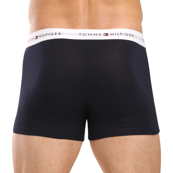 3PACK ανδρικό σορτς μποξεράκι Tommy Hilfiger σκούρο μπλε (UM0UM02763 0W3)