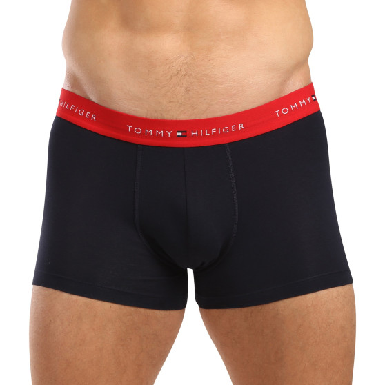 3PACK ανδρικό σορτς μποξεράκι Tommy Hilfiger σκούρο μπλε (UM0UM02763 0W3)