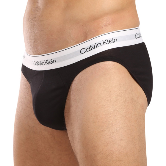 3PACK ανδρικό σλιπ Calvin Klein μαύρο (NB3961A-UB1)