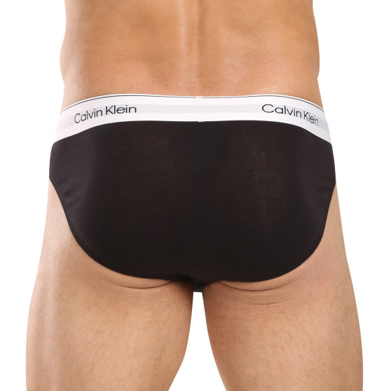 3PACK ανδρικό σλιπ Calvin Klein μαύρο (NB3961A-UB1)