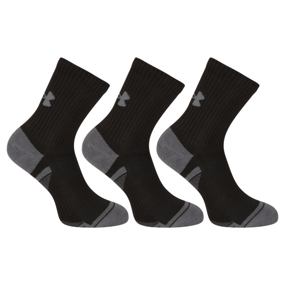 3PACK κάλτσες Under Armour μαύρο (1379530 001)