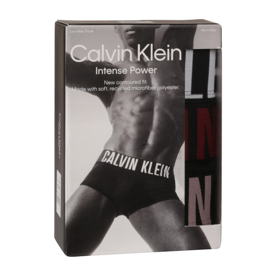 3PACK ανδρικό σορτς μποξεράκι Calvin Klein μαύρο (NB3611A-Q1S)