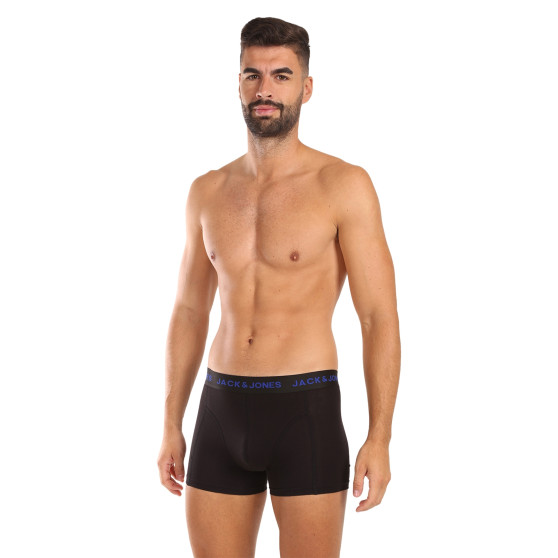 5PACK ανδρικό σορτς μποξεράκι Jack and Jones μαύρο (12242494)