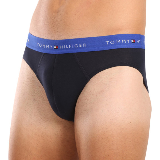 3PACK Tommy Hilfiger ανδρικό σλιπ σκούρο μπλε (UM0UM02904 0Y1)