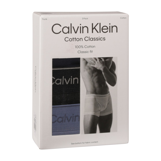 3PACK ανδρικό σορτς μποξεράκι Calvin Klein πολύχρωμο (NB4002A-PRM)