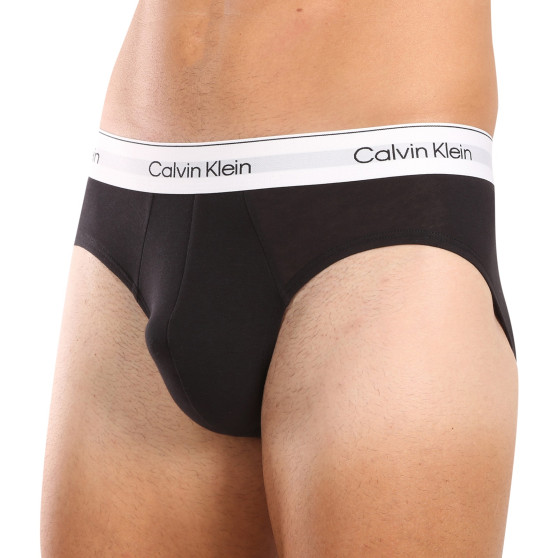 3PACK ανδρικό σλιπ Calvin Klein μαύρο (NB3962A-UB1)