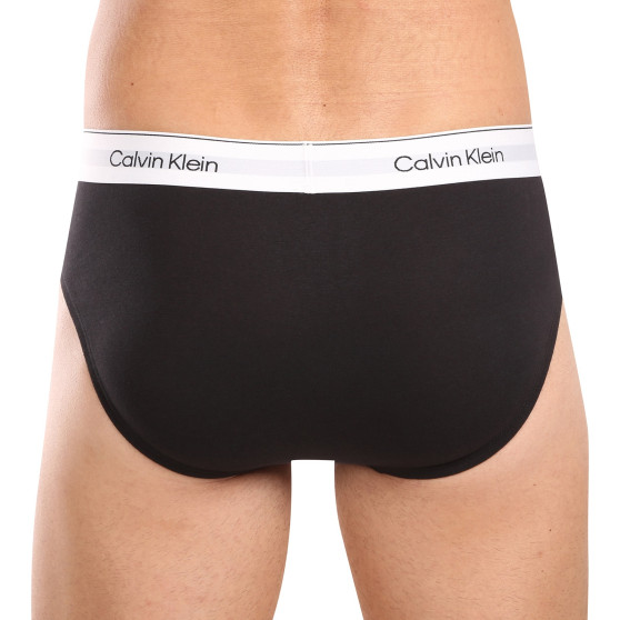 3PACK ανδρικό σλιπ Calvin Klein μαύρο (NB3962A-UB1)