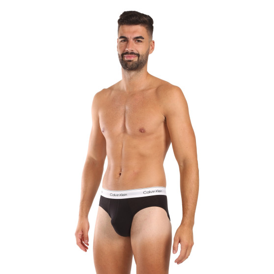 3PACK ανδρικό σλιπ Calvin Klein μαύρο (NB3962A-UB1)