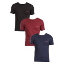 3PACK HUGO ανδρικό t-shirt πολύχρωμο (50480088 966)