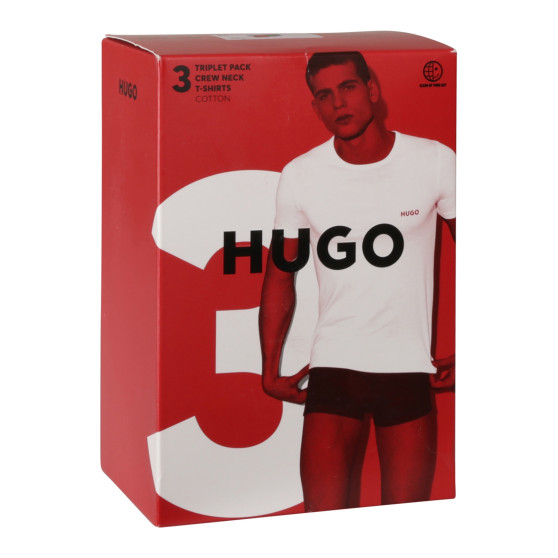 3PACK HUGO ανδρικό t-shirt πολύχρωμο (50480088 985)