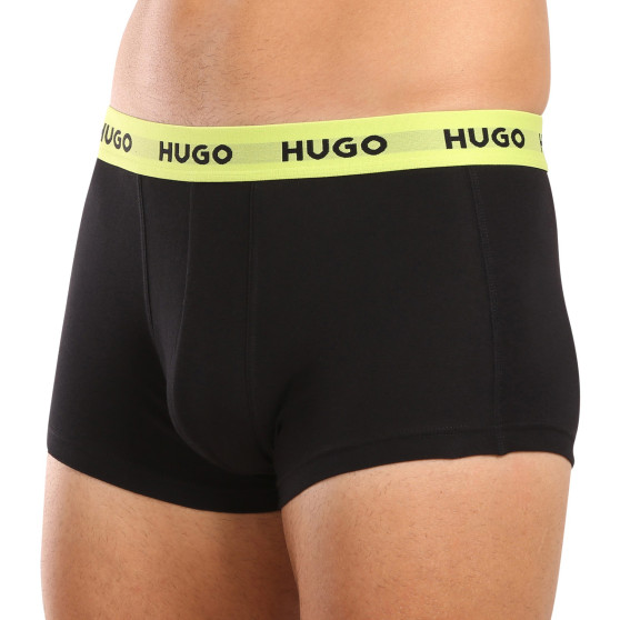 3PACK ανδρικό σορτς μποξεράκι HUGO πολύχρωμο (50517878 986)