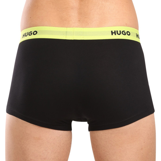 3PACK ανδρικό σορτς μποξεράκι HUGO πολύχρωμο (50517878 986)