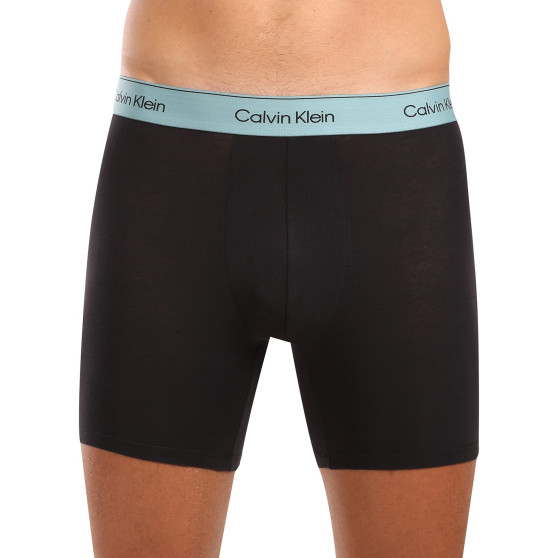 3PACK ανδρικό σορτς μποξεράκι Calvin Klein μαύρο (NB3964A-U2Y)