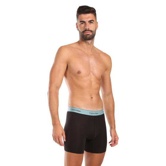 3PACK ανδρικό σορτς μποξεράκι Calvin Klein μαύρο (NB3964A-U2Y)