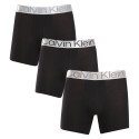 3PACK ανδρικό σορτς μποξεράκι Calvin Klein μαύρο (NB3131A-PZE)