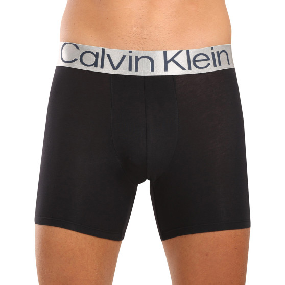 3PACK ανδρικό σορτς μποξεράκι Calvin Klein μαύρο (NB3131A-PZE)