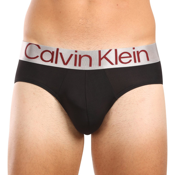 3PACK ανδρικό σλιπ Calvin Klein μαύρο (NB3073A-Q09)