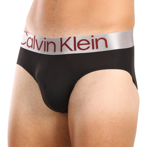 3PACK ανδρικό σλιπ Calvin Klein μαύρο (NB3073A-Q09)