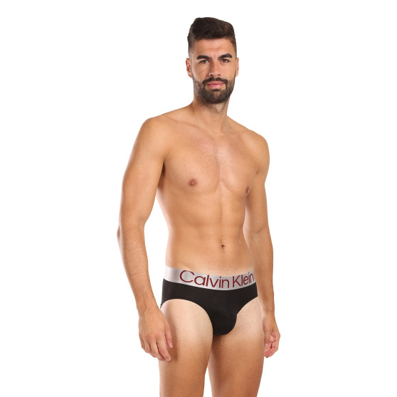 3PACK ανδρικό σλιπ Calvin Klein μαύρο (NB3073A-Q09)