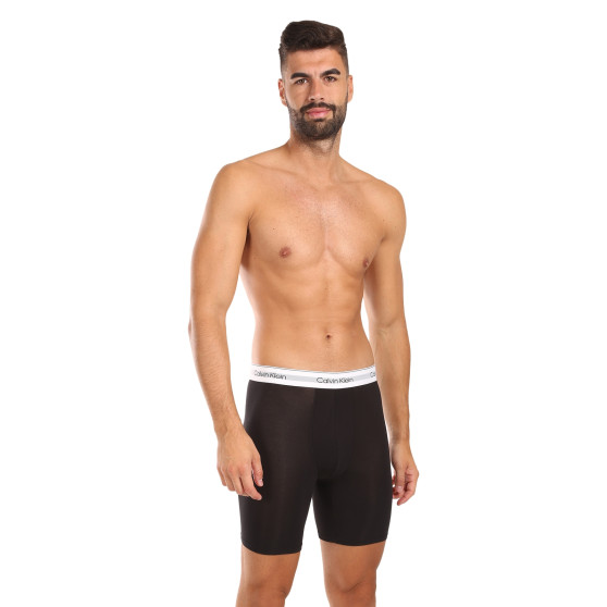 3PACK ανδρικό σορτς μποξεράκι Calvin Klein μαύρο (NB3955A-UB1)