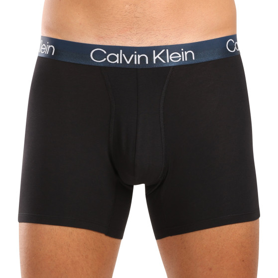 3PACK ανδρικό σορτς μποξεράκι Calvin Klein μαύρο (NB2971A-PZI)