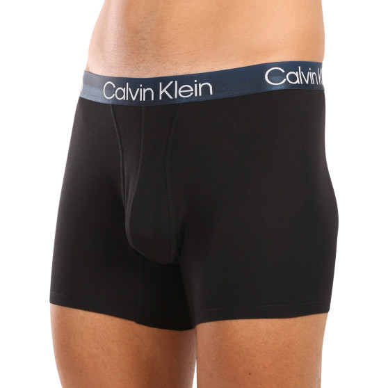 3PACK ανδρικό σορτς μποξεράκι Calvin Klein μαύρο (NB2971A-PZI)