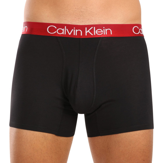 3PACK ανδρικό σορτς μποξεράκι Calvin Klein μαύρο (NB2971A-PZI)