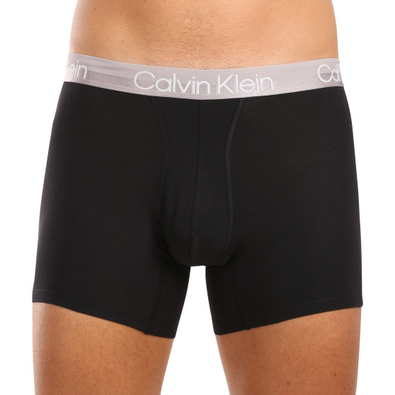 3PACK ανδρικό σορτς μποξεράκι Calvin Klein μαύρο (NB2971A-PZI)