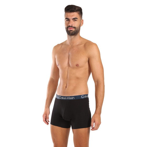 3PACK ανδρικό σορτς μποξεράκι Calvin Klein μαύρο (NB2971A-PZI)