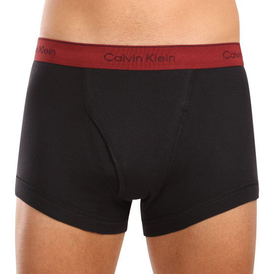 3PACK ανδρικό σορτς μποξεράκι Calvin Klein μαύρο (NB4002A-PRU)